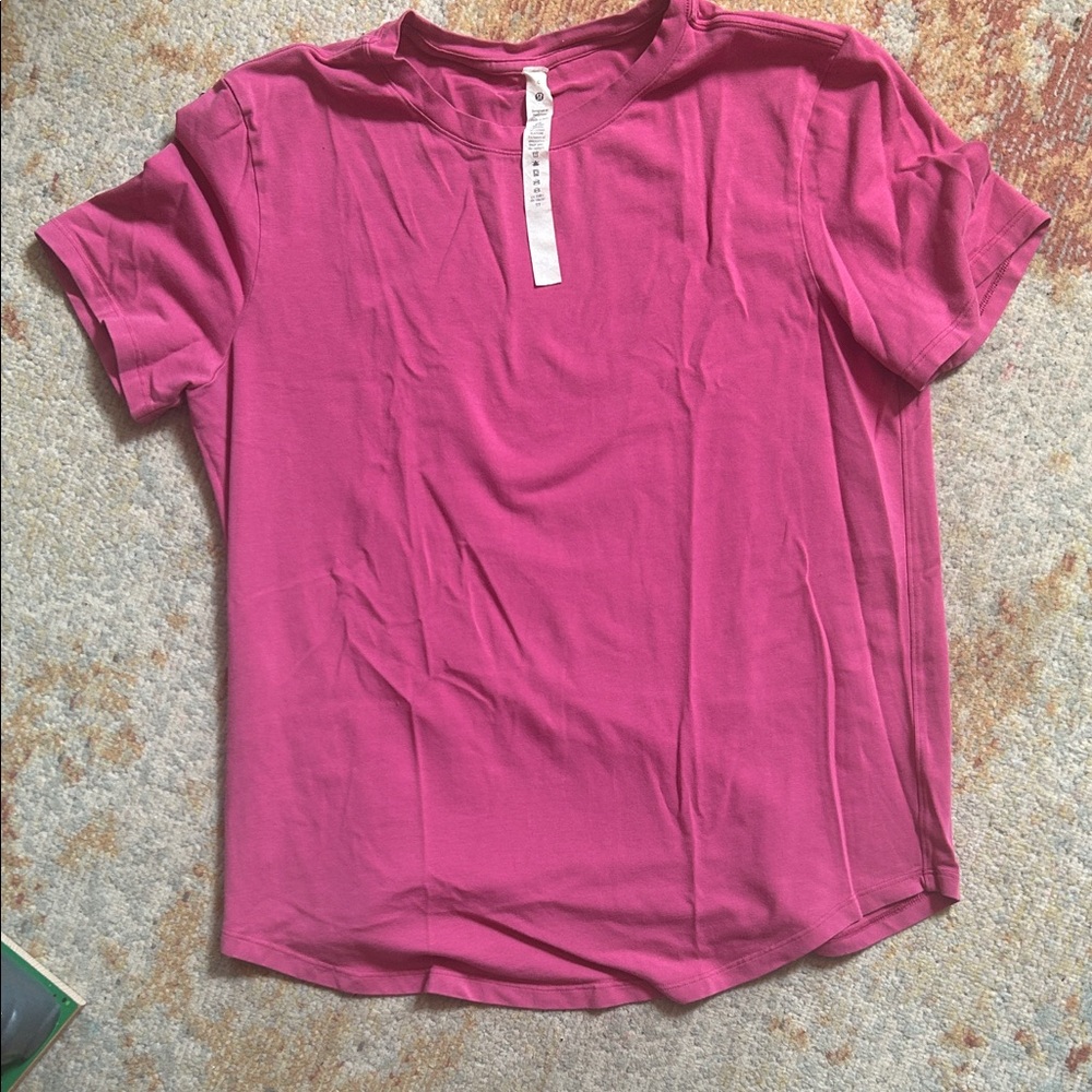 Lululemon Women's Pink T-Shirt